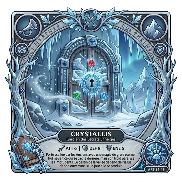 Carte collection CRYSTALLIS