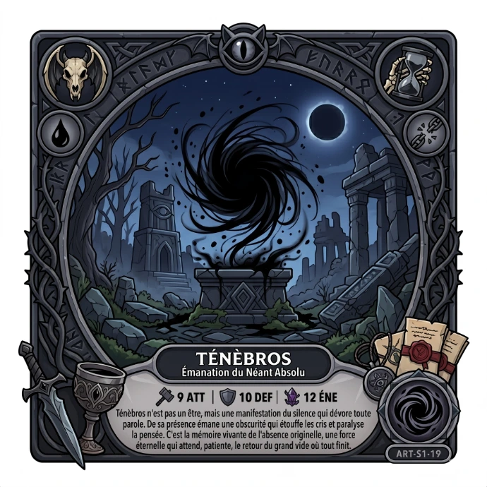 Carte collection TENEBROS